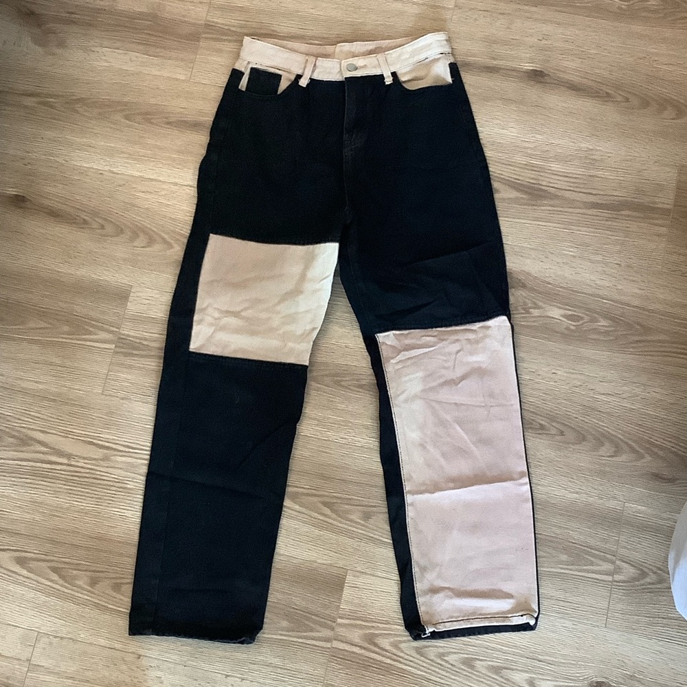 Black and Tan Men's Jeans